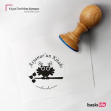 Baskı Life Kişiye Özel Kitap Damgası Kitap Mührü Kaşe Kitap Mühür Özel Damga 191