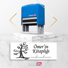 Baskı Life  Kaşe  Kitap Mührü Kitap Damgası Kişiye Özel Kaşe 702