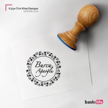 Baskı Life Kişiye Özel Kitap Damgası Kitap Mührü Kaşe Kitap Mühür Özel Damga 64