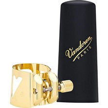 Vandoren LC58AP M/o Tenor Saksafon Aged Gold Bek Bileziği (Profesyonel) | Plastik Kapak Dahil, M/o Serisi, Zengin ve Derin Ton Yapısı