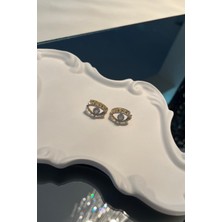 Asteria Jewelry Göz Vip Halka Küpe