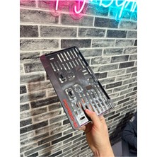 Özgürce Kare Otomobil Plakası, Porsche Uyumlu, 1 Adet, Dayanıklı ve Şık Tasarım