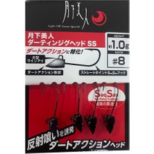 Daiwa Gekkabijin Darting Jig Head Ss M.black 8 No Iğne 1gr 4 Adet