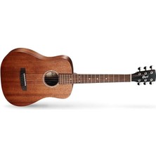 Cort Endonezya Cort Ad Mını M Op 3/4 Ölçek Akustik Gitar - Gig Bag Dahil (Başlangıç/orta Seviye) | Tüm Gövde Maun Ahşap, Kompakt 3/4 Boyut ve Open Pore Mat Kaplama