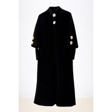 JOOQSTORE Gold Düğmeli Kaban