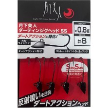 Daiwa Gekkabijin Darting Jig Head Ss M.black 8 No Iğne 0.8gr 4 Adet