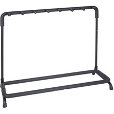 Cremonia STG107 7'li Çoklu Gitar Standı (Aksesuar) | Yedi Enstrüman Kapasiteli Profesyonel Raf Sistemi, Elektro, Akustik ve Bas Gitarlar Için Ayarlanabilir Bölmeler