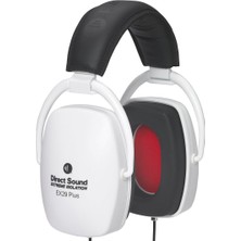 Direct Sound Drctsnd 06 0002 Ex-29 Plus+ Extreme Isolation Kablolu Over-Ear Profesyonel Kulaklık | Davulcular Için Yüksek Ses Yalıtımı (29DB) Beyaz