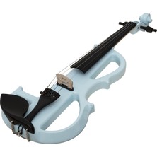 Kinglos Kng DSG-B1808 Elektro Keman 4/4 Mavi (Profesyonel - Silent) | Kulaklık Çıkışlı Sessiz Çalışma Modu, Kristal Netliğinde Tonlar