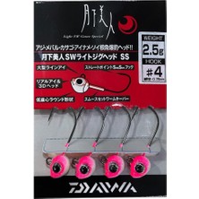 Daiwa Gekkabijin Sw Light Jig Head Ss Glow 4 No Iğne 2.5gr 4 Adet