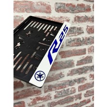 Özgürce Yamaha R25 Beyaz Pleksi Motor Plakası, Dayanıklı ve Şık Tasarım