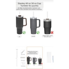 Julietta 6 Adet 30 cm Stanly Quencher Uyumlu Tritan Pipet