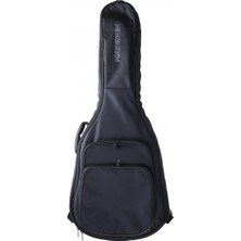 Madison Mdgb3-Bk Akustik Gitar Kılıfı (Orta Seviye - Temel Koruma) | Günlük Taşıma Için Hafif Tasarım, Toz Geçirmez Fermuarlı Yapı, Standart Koruma Pedleri | Uyum: Standart Akustik Gitarlar