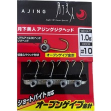 Daiwa Gekkabijin Ajing Jig Head 10 No Iğne 1gr 4 Adet