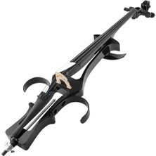 Kinglos Kng DSDT-1801 Elektro Çello 4/4 Siyah (Profesyonel - Silent) | Kulaklık Çıkışlı Sessiz Çalışma, Modern Tasarım, Taşıma Çantalı Set