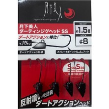 Daiwa Gekkabijin Darting Jig Head Ss M.black 8 No Iğne 1.5gr 4 Adet