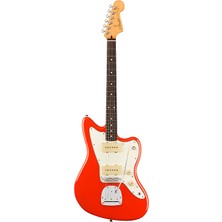 Fender 0140590558 Player Iı Jazzmaster Elektro Gitar (Coral Red - Gülağacı Klavye) | Modern Profesyonel Seri Mercan Kırmızısı ve Klasik Jazzmaster Devresi