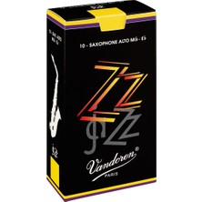 Vandoren SR413 Jazz Alto Saksafon Kamışı No:3 (Profesyonel) | 10'lu Paket, Zz Jazz Serisi, Hızlı Tepki ve Zengin Ses Karakteri, Tam Uyum