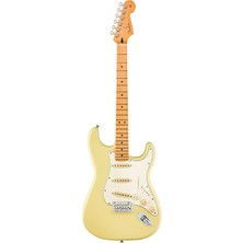 Fender 0140512561 Player Iı Stratocaster Elektro Gitar (Hialeah Yellow) | Akçaağaç Klavye Canlı Sarı Renk ve 2-Noktalı Tremolo Sistemi
