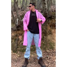 Mollycrush Unisex Yağmurluk – Kapüşonlu Hafif Su Geçirmez Uzun Yağmurluk