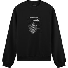 The Lucid Lab Millennium Falcon Oversize Sweatshirt - Siyah