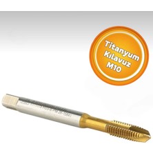 Gfb GFB3505 Hss Titanyum Düz Makine Kılavuzu M - 10 x 1,5 Düz Kılavuz