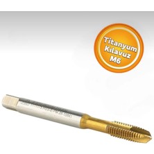 Gfb GFB3503 Hss Titanyum Düz Makine Kılavuzu M - 6 x 1,0 Düz Kılavuz