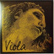 Pirastro 425021 Viyola Tel Seti - Evah Pirazzi Gold (Üst Segment - Profesyonel Soloist) | Altın-Gümüş Sarım Kombinasyonu