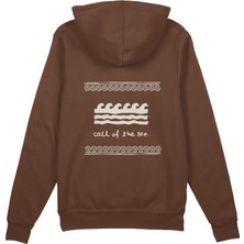 The Lucid Lab Call Of The Sea Oversize Hoodie - Kahverengi