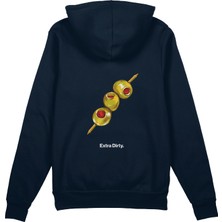 The Lucid Lab Extra Dirty Oversize Hoodie - Lacivert