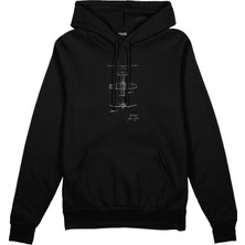The Lucid Lab F4U Corsair  Oversize Hoodie - Siyah