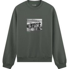The Lucid Lab LED Zeppelin The Starship Oversize Sweatshirt - Antrasit