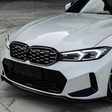 Aftermarket Bmw 3 Serisi G20/G21 M Paket 2022+ Ön Lip Parlak Siyah