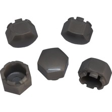 Özgürce Gri Renkli Opel Vectra B Küçük Bijon Kapağı Seti (5 Adet)