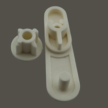 MorPerde Zebra Perde Damla Krem Etek Çıta Tıpası