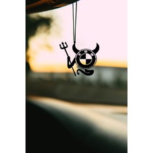 Özgürce Metal Şeytan Araba Süsü, Bmw Dikiz Aynası Için Şık Aksesuar