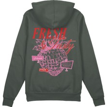 The Lucid Lab Fresh & Tasty Oversize Hoodie - Antrasit