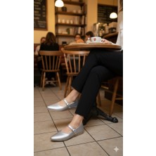 Kindep Tokalı Günlük Kadın Babet Gri