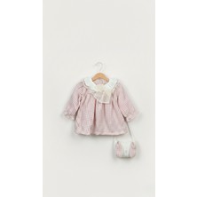 Glam Baby Wear Kız Bebek/çocuk Prenses Pötükare Elbise Çanta