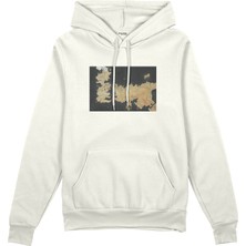 The Lucid Lab Game Of Thrones Map Oversize Hoodie - Beyaz