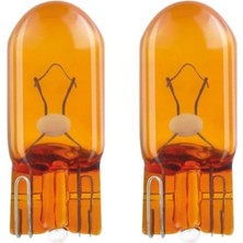 Bosch Turuncu T10 Dipsiz Ampul 12V 5W, Çift Paket, Yüksek Kalite
