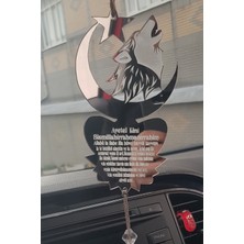 Özgürce Hayvan Figürlü Pleksi Dikiz Aynası Süsü, Şık ve Dekoratif Tasarım