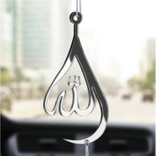 Özgürce Çift Taraflı Su Damlası Pleksi Araç Dikiz Aynası Süsü Krom Parlak