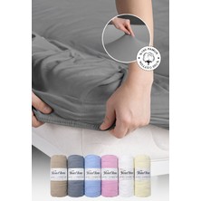 Vionel Home %100 Pamuk Penye Premium Lastikli Çarşaf | Tek Kişilik | Çift Kişilik | Battal Boy