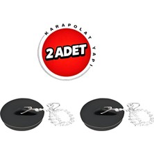 Karapolat Lavabo Küvet Tıpası Zincirli 2 Adet