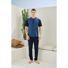 Kly Midi Yaka Pijama Takımı 9607