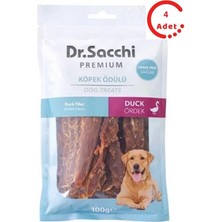 Dr.sacchi Ördekli Fileto Köpek Ödülü 100 gr x 4 Adet