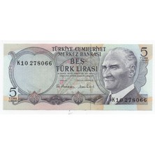 Labshop41 5 Lira 6.emisyon 2.tertip K10 278066 (WB0351)