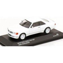 1:43 Solido 1990 Mercedes Benz Sec 560 Amg Widebody White