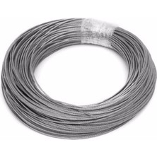 Özgürce Galvanizli Çelik Halat 4mm 10 Metre, Dayanıklı ve Güçlü Kullanım